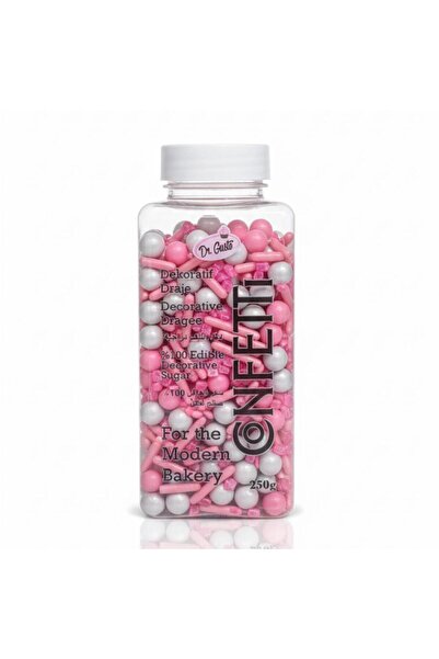 Dr. Gusto Dekoratif Şeker Pembe 250 g – Pasta, Cupcake ve Tatlı Süslemeleri İ...