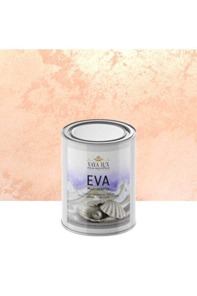 YaYa Color Vopsea decorativa de Lux, Eva Madreperla cu Fulgi de Sticla, Piersica, 0.5 Litri