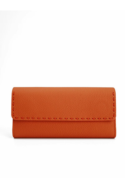 Meskanto Clarice Genuine Leather Women's Wallet with Phone Compartment