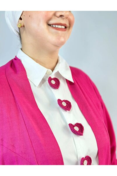 LALE STYLES Hand Knitted Button Ornament – for Children & Adults – Crochet Button Cover