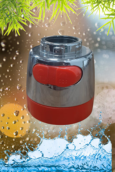 BULİTRA Su Armatürleri New 22mm Faucet Aerator Bubbler Sprayer Water Saving Tap Filter Two Modes Red