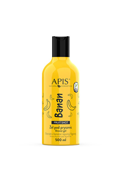 Apis Natural Cosmetics Gel de dus Fruit Shot cu banane, 500 ml