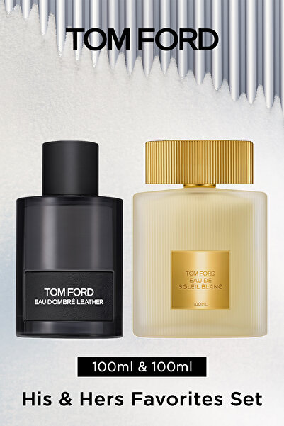 Tom Ford Eau d'Ombré Leather EDT 100ml & Eau de Soleil Blanc EDT 100ml