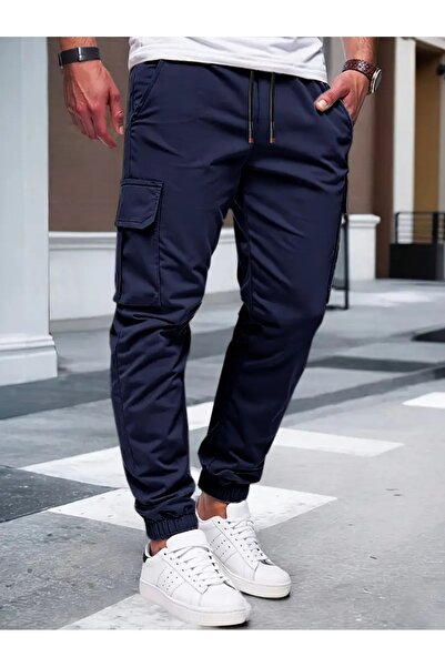 SERAZAT Men's Cargo Pocket Pack Pants Cotton Stretch Fabric Cargo Pants