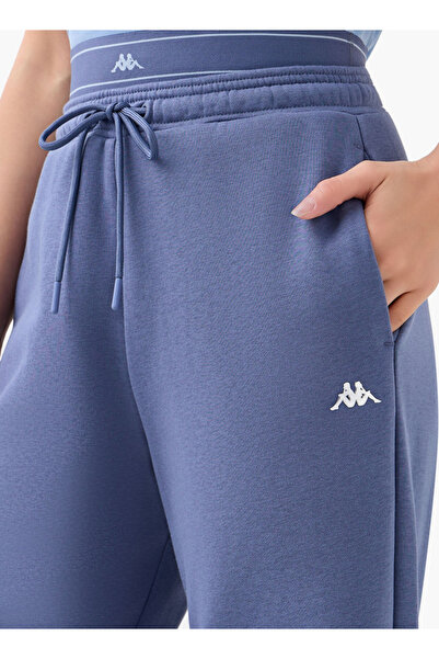Kappa Slit Accent Flared Track Pants with Pockets