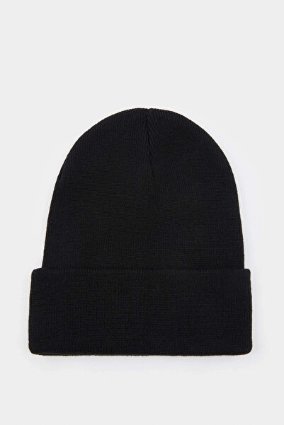 DeFacto R7545Azbk27 Black Women's Winter Beanie