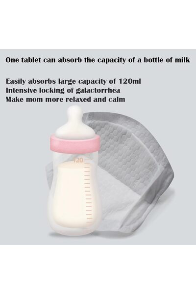 ULHYC Disposable Nursing Breast Pads - Ultra Absorbent, Individually Wrapped, White