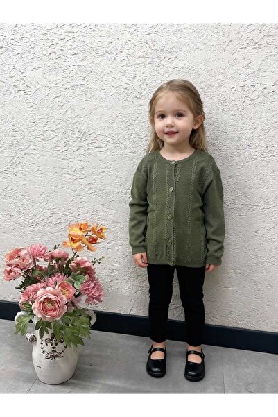 Gocoland Girl's Buttoned Knitwear Cardigan