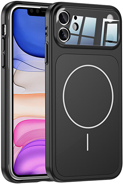 Nezih Case Apple iPhone 11 Uyumlu 17 Pro Max Görünümlü Magsafe Sarj Destekli ...