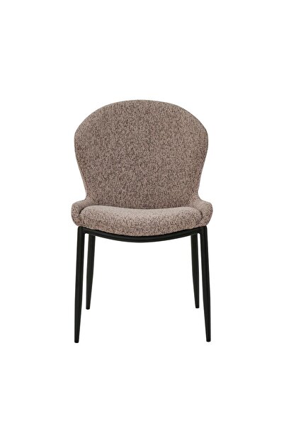 Danube Home Flash Dining Chair Set of 2 - Brown Metal Dining Chairs for Dining Room, 2 Years Warranty