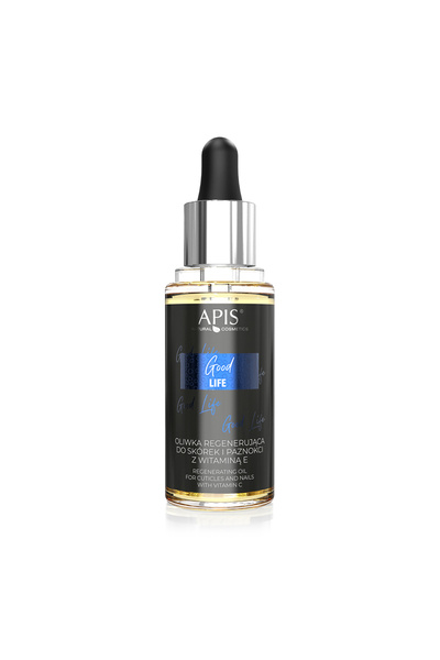 Apis Natural Cosmetics Ulei regenerator pentru cuticule si unghii Good Life, ...