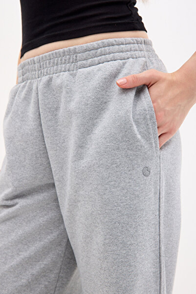 Pulsar Basic Wide Leg Sweatpants Gray
