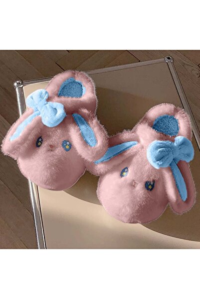 OEM Fluffy and warm slippers for children, funny rabbit pattern, C106