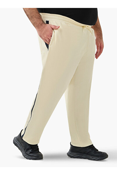 FAV بنطال رياضي رجالي بقصّة عادية مع شريط جانبي متباين