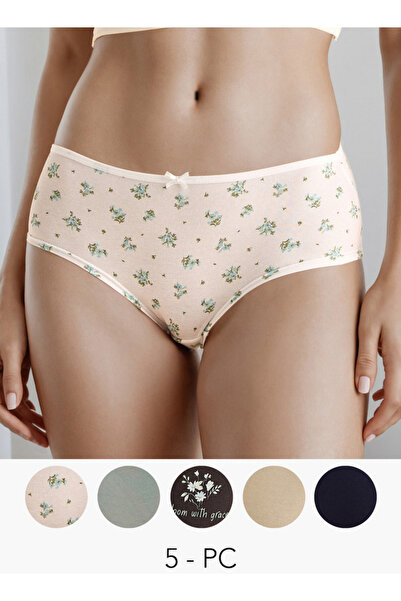 FAV Hipster Panty Bow Accent - Pack of 5