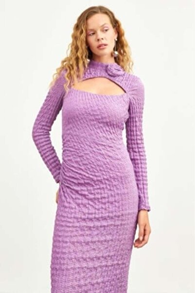 Setre Luxury Pink Dress for Events - Made in Turkey