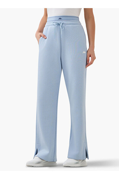 Kappa Slit Accent Flared Track Pants with Pockets