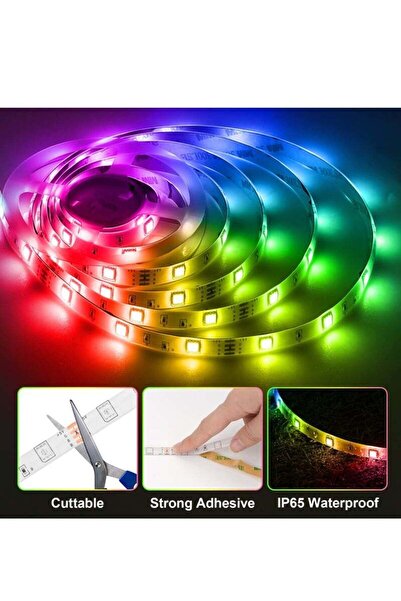 Generic RGB LED Strip Lights - Multicolor with Remote, USB Powered, Waterproof (2m/5m/10m)