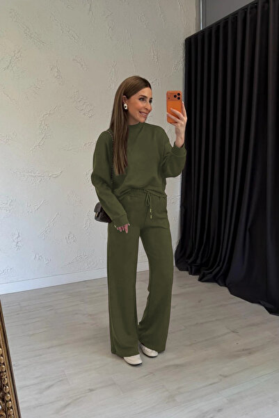 YAKAMEL Set de îmbrăcăminte modal pentru femei, cu pantaloni largi