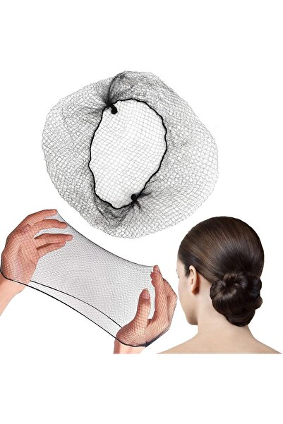 Generic 100-Pack Invisible Elastic Hair Nets for Women, 51 cm (20 in) - Ballet Bun, Food Service, Sleep, Wig