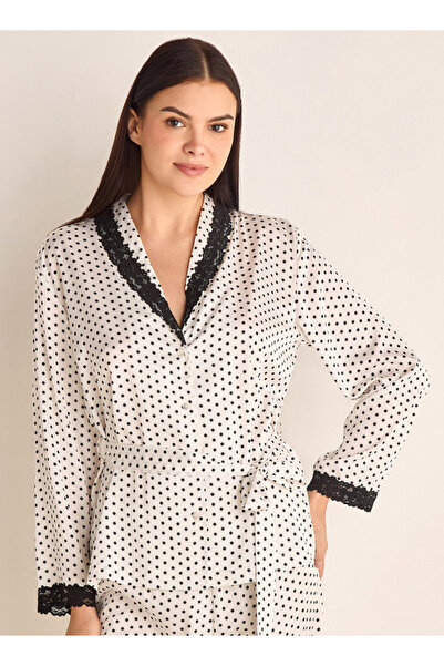 FAV Polka Dot Print Shirt and Pyjama Set