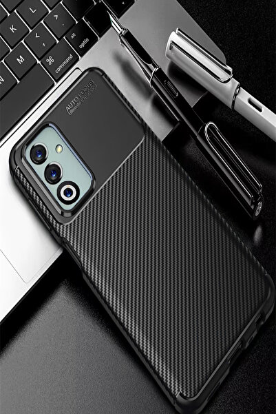Nezih Case Oppo A5 (2025) Uyumlu Kamera Korumalı Karbon Tasarım Koruyucu Lüx ...