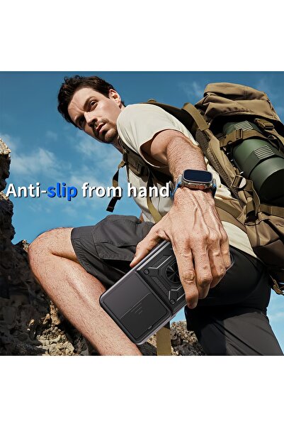 Nezih Case Redmi 15C Compatible Magnetic Stand Sliding Cover with Camera Protection