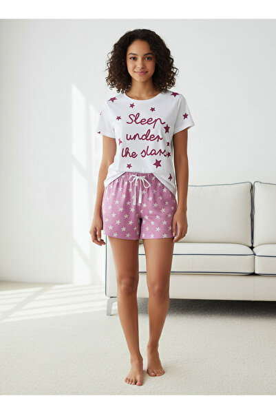 FAV Pyjama Set Star Print T-shirt & Shorts