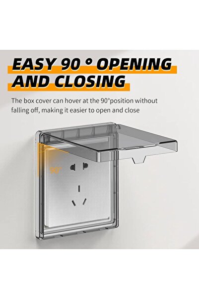 Generic NALAKAL Light Switch Protector - 2 Transparent Child-Resistant Outlet/Switch Covers