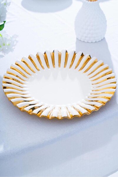 ACAR Alba Dekoratif Sunum Tabak - 33 cm