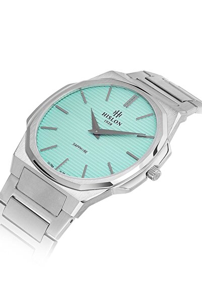 Hislon Gümüş Çelik Kordon Erkek Kol Saati CL127S-10SS