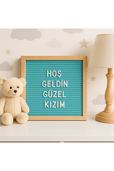 Pyrus Su Yeşili Harfli Yazı Panosu