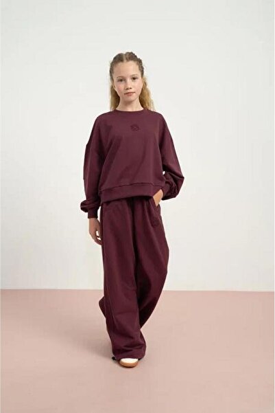 LOCO LOCO 7807 Costum de trening pentru fete, cu două fire