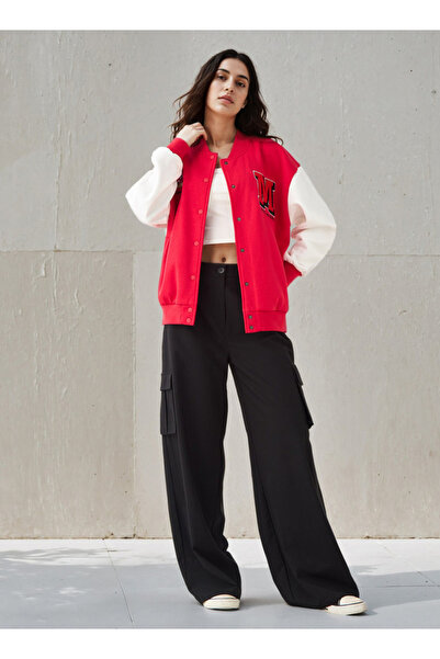 SP Characters Varsity Jacket with Mickey and Minnie Mouse Print
