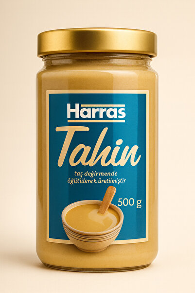 Harras Taş Değirmende Öğütülmüş Tahin – 500 g