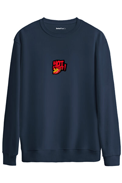 BetterThanCo Hot Stuff cu imprimeu guler rotund supradimensionat Swea tricou