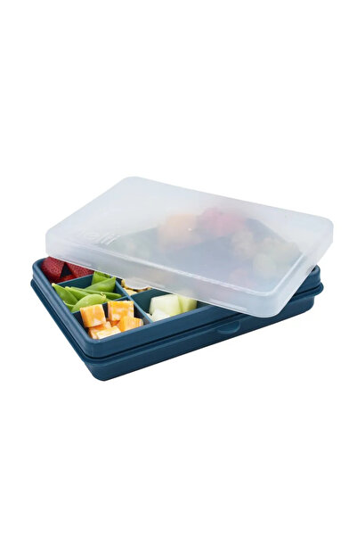 Melii Luxe Snack Box, 12 Compartments, Blue