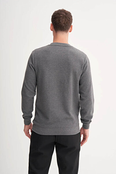 Cazador Slim Fit Anthracite Men's Sweatshirt 56400