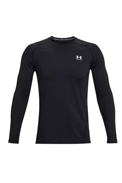 Under Armour Cămașă bărbătească ColdGear neagră, cu model croi, mărimea S