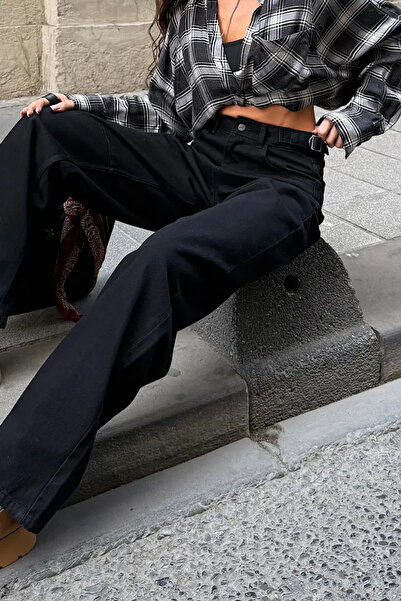 Touz Moda Y2K Streetwear Detail Jean Pants