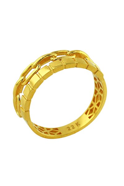 Altınkaynak 22 Ayar Altın Tasarım Yüzük - 0199554