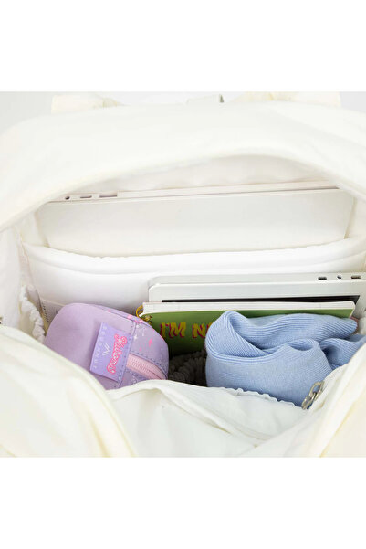 Doughnut Macaroon Beyond the Horizon Series White Unisex Backpack