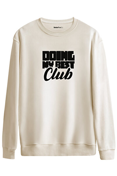 BetterThanCo Best Club Принт Велосипедний комір Oversize Світшот