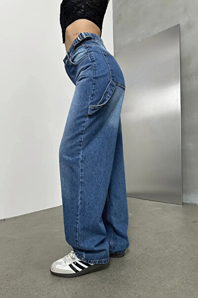 Touz Moda Y2K Streetwear Detail Jean Pants