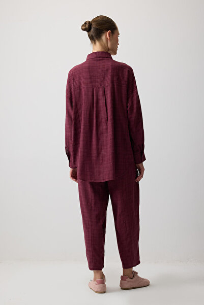 Touché Privé Plaid Shirt Pants Set