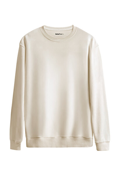 BetterThanCo Salt Water Printed Crew Neck Oversized Sweatshirt