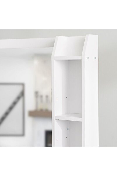 Danube Home Supreme 1-Drawer Tall Dresser with Stool & Mirror - Elegant White Bedroom Storage - 2-Year Warranty