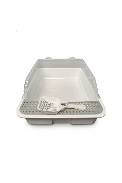 PisiMall Cat Litter Box, Sarsaila, Open, 50x37x18 Cm