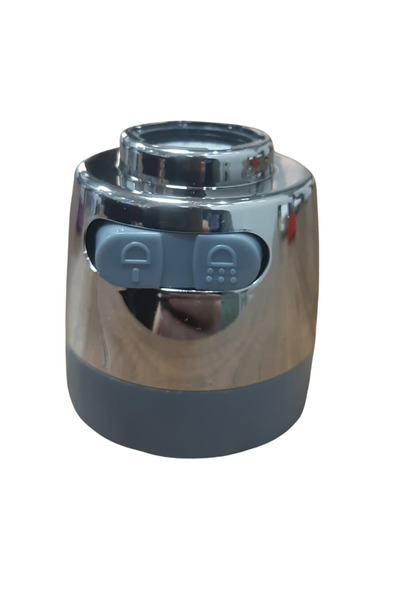 BULİTRA Su Armatürleri New 22mm Faucet Aerator Bubbler Sprayer Water Saving Tap Filter Two Modes Grey