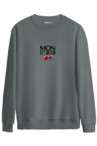 BetterThanCo سترة مونشيري مطبوع برقبة دائرية قصة فضفاضة